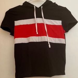 Crop top hoodie